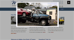 Desktop Screenshot of mallesautobody.com